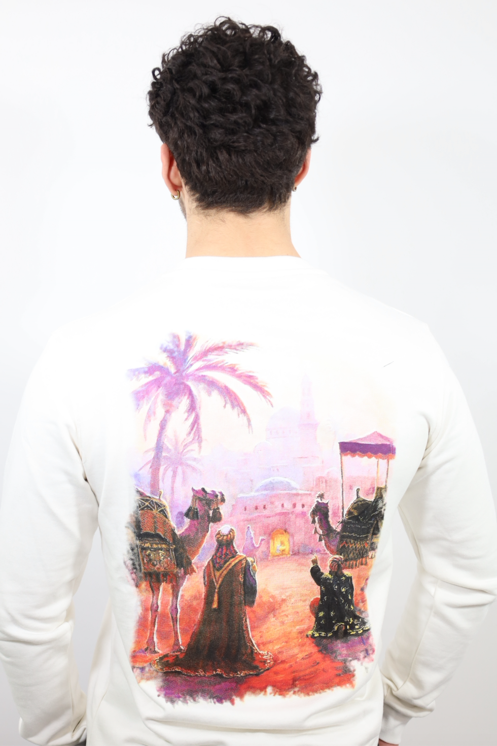 Sweat-Oasis de Couleurs-Blanc