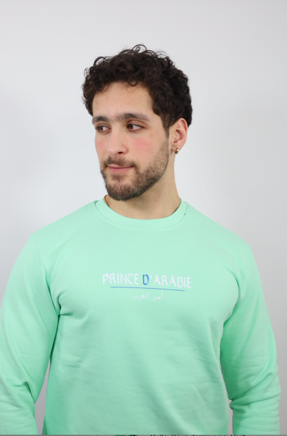 Sweat-Rêve Turquoise-Vert