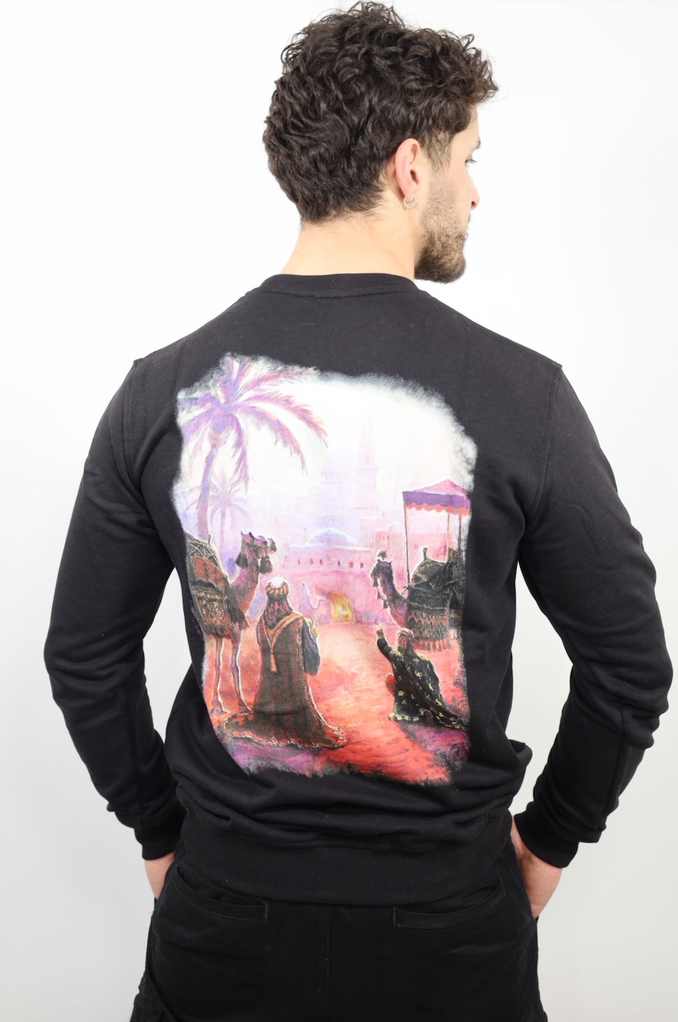 Sweat-Oasis de Couleurs-Noir