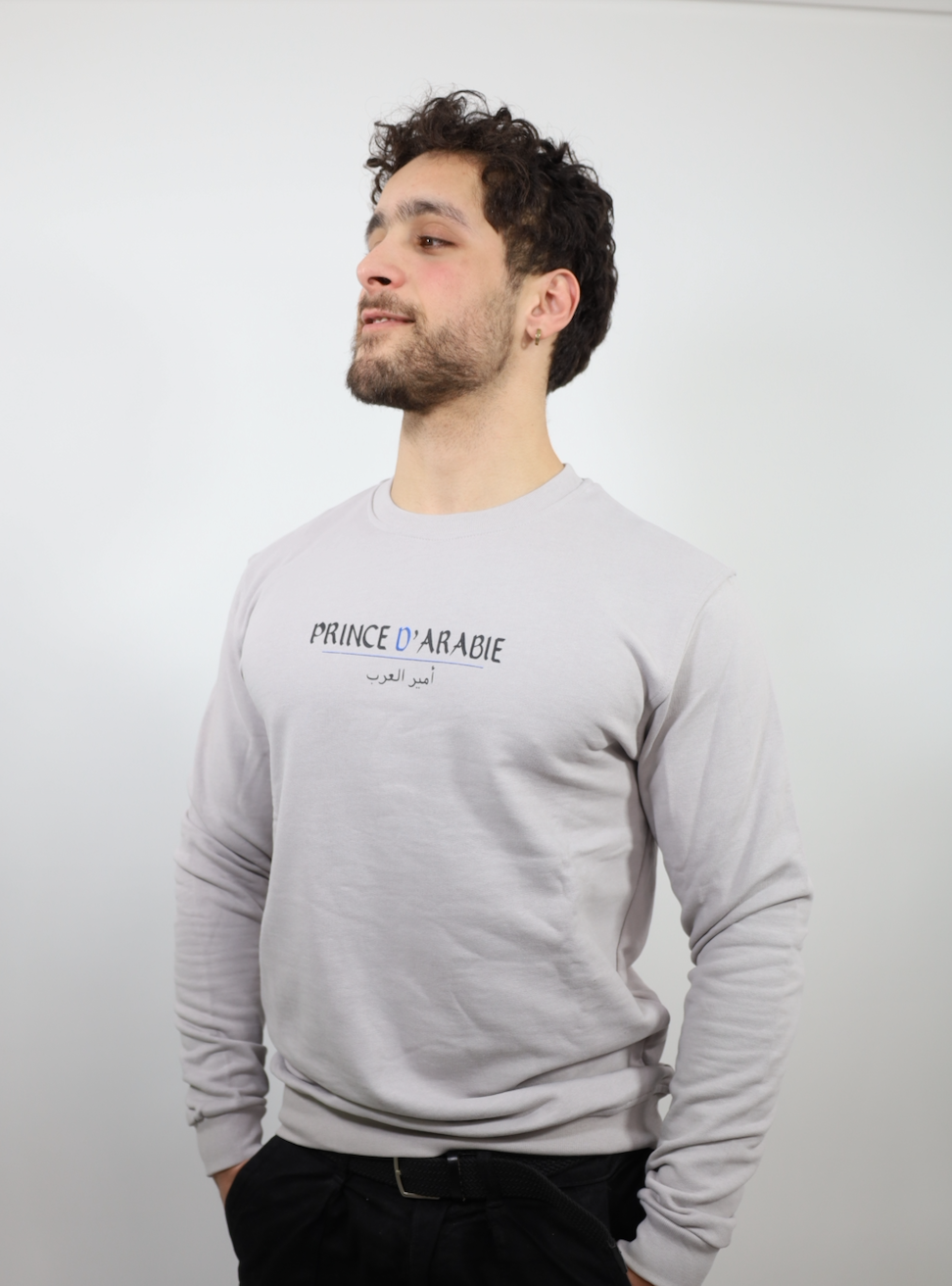 Sweat-Eclat Arabe-Gris