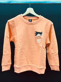 Sweat-Galaktik kids-Poche-Orange